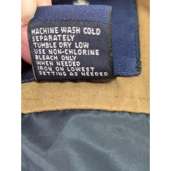 Roundtree & Yorke Outdoors Men's Beige Safari Coat Button Zip Jacket X-Large - Picture 15 of 15